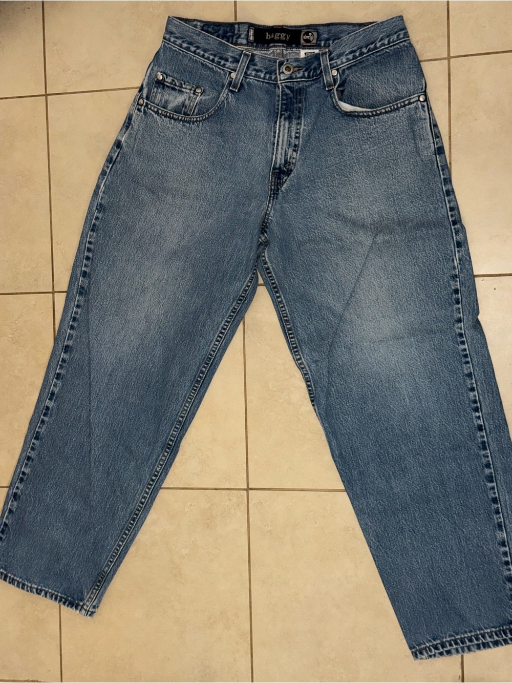 Levi's SilverTab Men's Light Blue Baggy Jeans